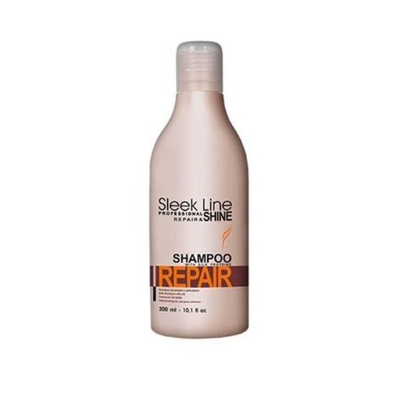 Stapiz Sleek Line Repair Szampon z jedwabiem do włosów zniszczonych 300ml
