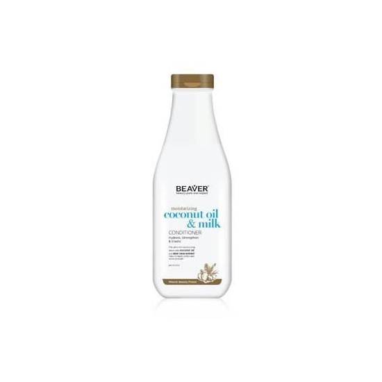 Beaver Coconut Oil & Milk Odżywka Nawilżający do włosów zniszczonych 730ml