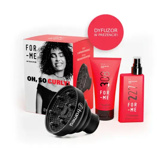 Framesi Kit Zestaw do włosów kręconych For Me 308 i 227 z dyfuzorem