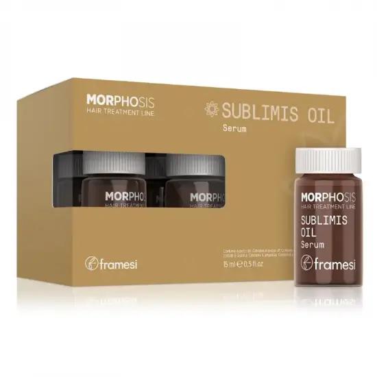 Framesi Morphosis Sublimis Oil Serum nawilżające, rozświetlające włosy 6x15ml