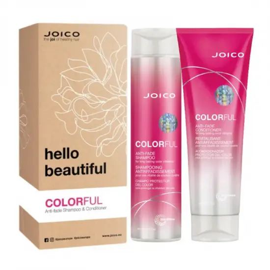 Joico Colorful Anti - Fade Duo - zestaw do włosów farbowanych szampon 300ml odżywka 250ml